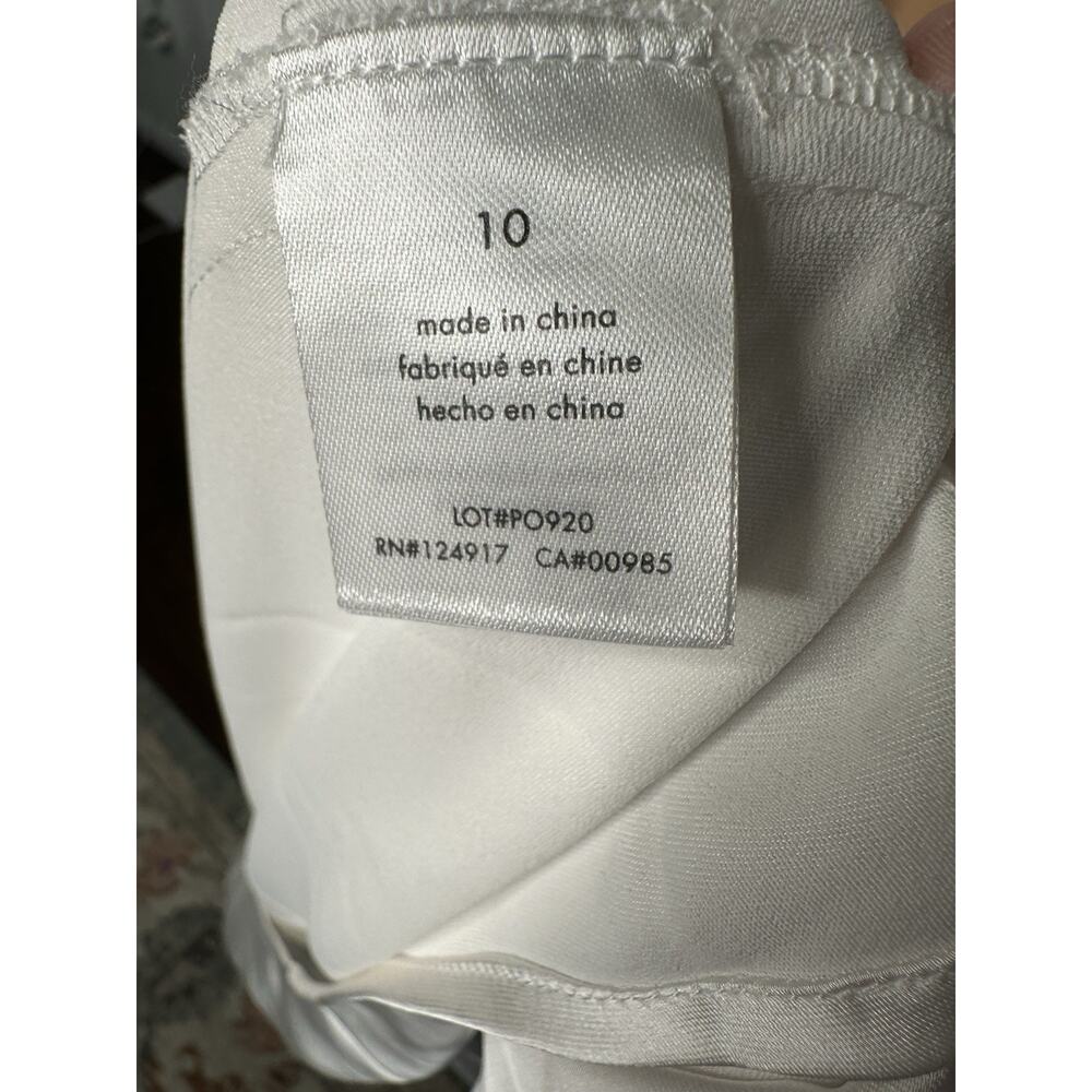 WeWoreWhat Revolve Strapless Silky Maxi Dress White Size 10 NWT MSRP $118 - Picture 10 of 13